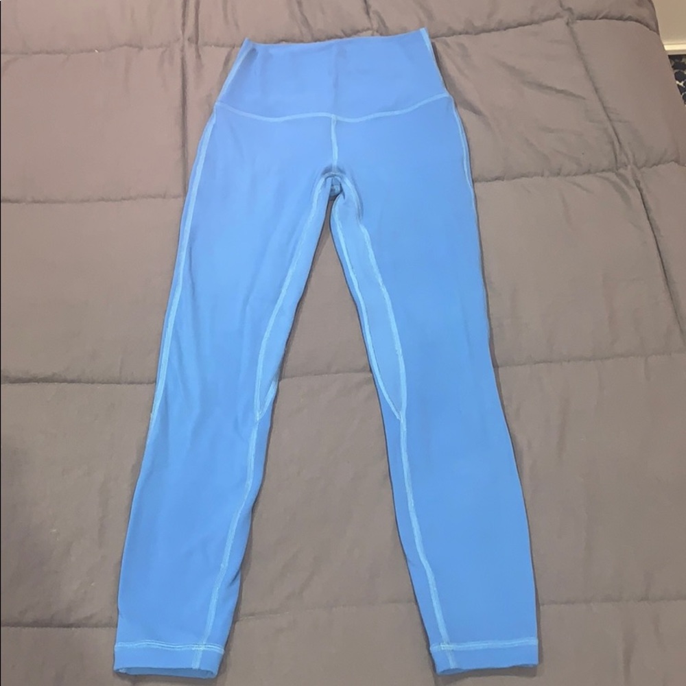 Blue Lululemon Align Leggings 25”